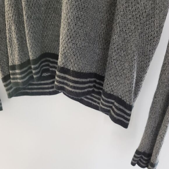 Rag and Bone jean gray open knit sweater - Picture 2 of 8